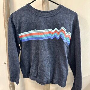 Patagonia Youth Organic Cotton Long Sleeve Graphic Top – Size M